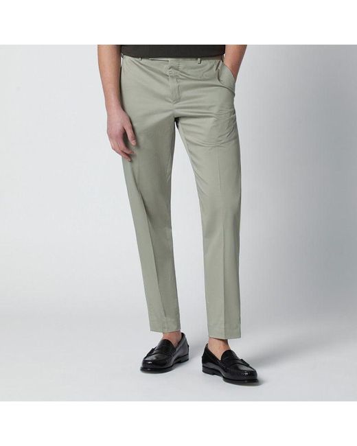 PT01 Men's Green Sage Cottonblend Pants