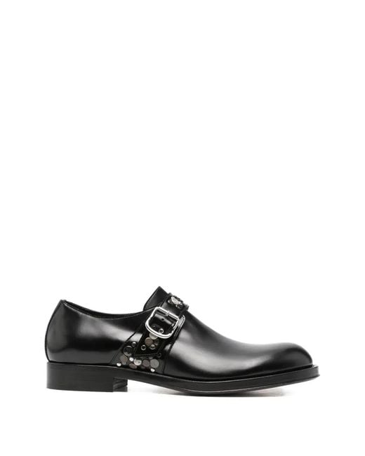 Dries Van Noten Black Belted Loafer for men