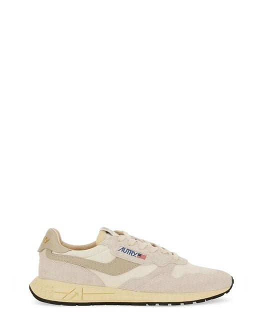 Autry White Sneakers "Reelwind Low" for men