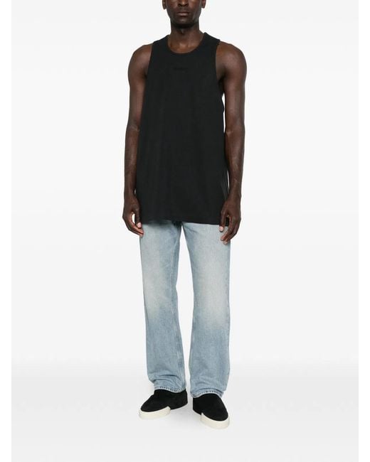 Fear Of God Black Rib Tank for men