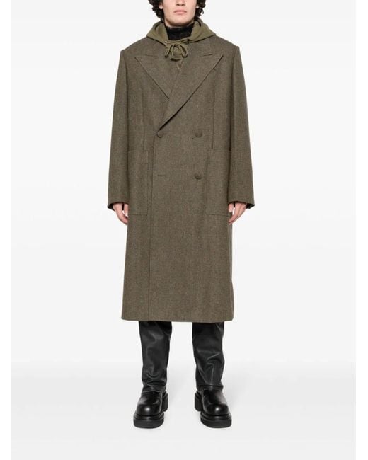 Givenchy Green Oversize Coat for men