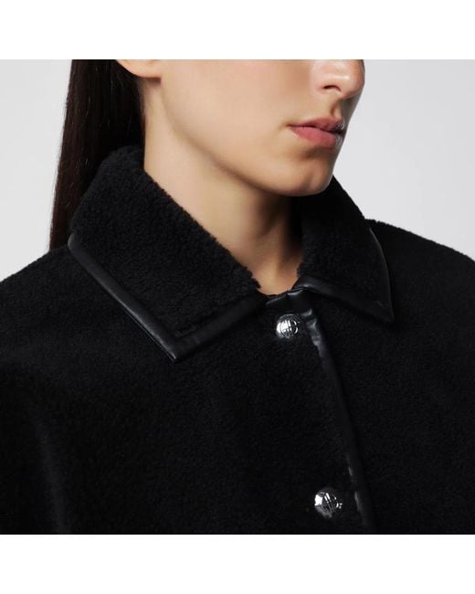 Anine Bing Black Shearling-Effect Jacket