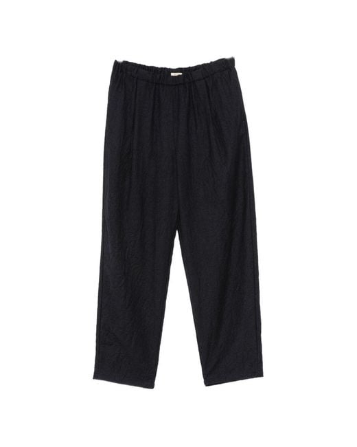 Apuntob Black Wool Trousers