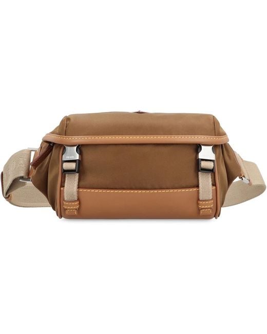 Prada Brown Re-Nylon Messenger Bag for men