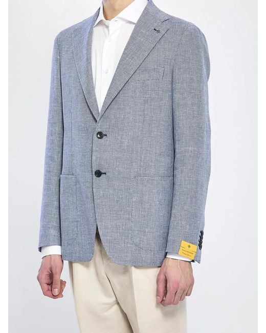 Tagliatore Blue Jacket for men