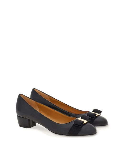 Ferragamo Brown Vara Soft