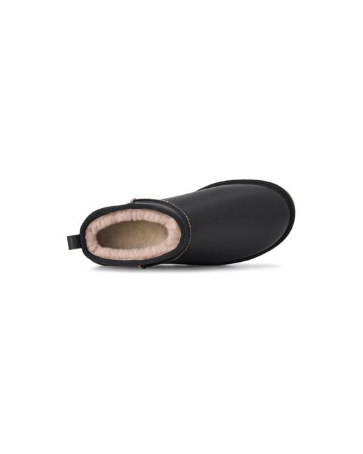 Ugg Black Classic Ultra Mini Contrast Boots for men