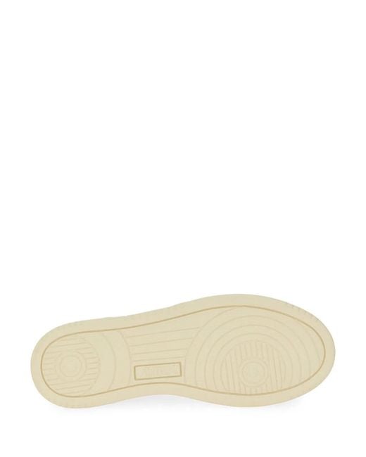 Autry White "Medalist Low" Sneaker