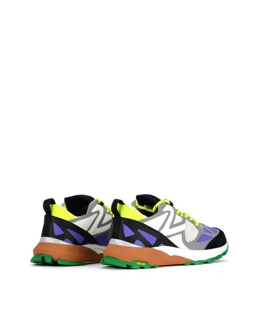 Philippe Model Blue Rockx Low Vibram Sole Sneakers for men