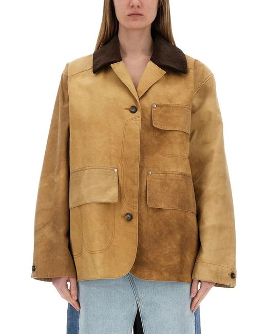 Stella McCartney Natural Workwear Harrington Jacket