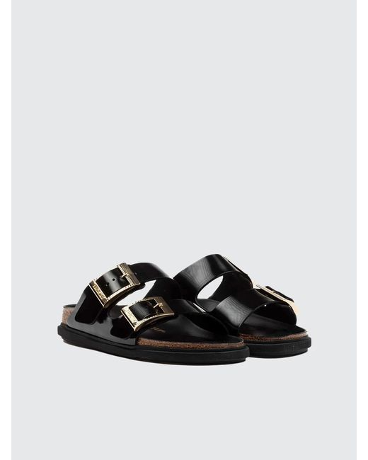 Birkenstock White Arizona Droplet Buckle Sandal