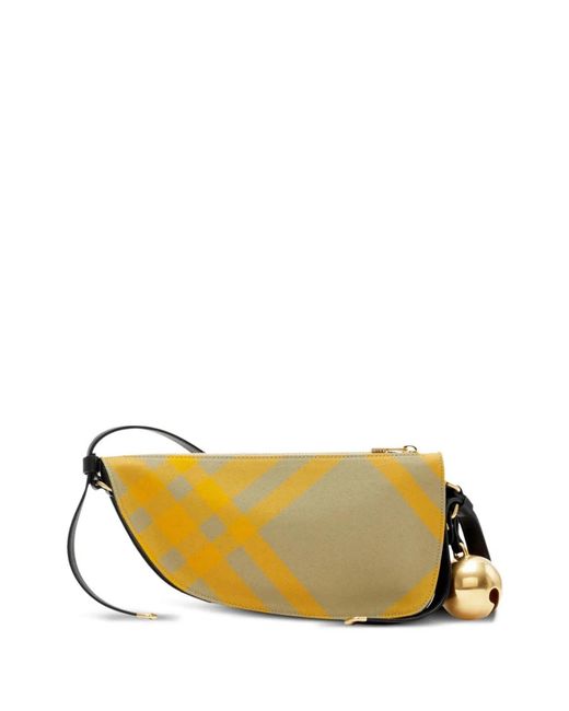 Burberry Metallic Shield Mini Shoulder Bag