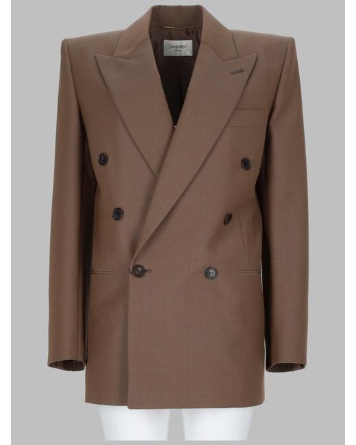 Saint Laurent Brown Giacca