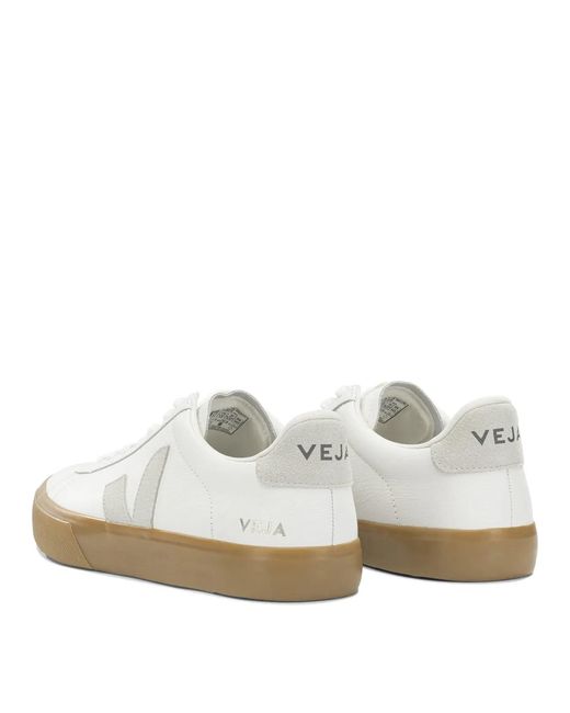 Veja White "Campo" Low Sneakers for men
