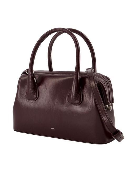 OSOI Purple Boat Brot Handbag