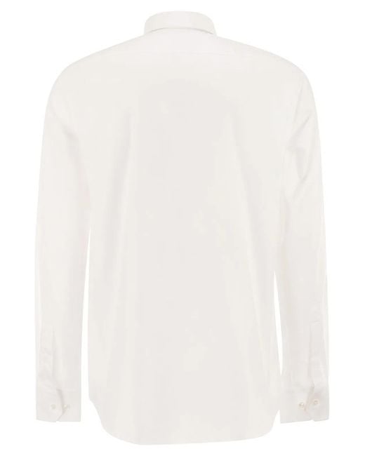 Boss White Regular Fit Shirt for men