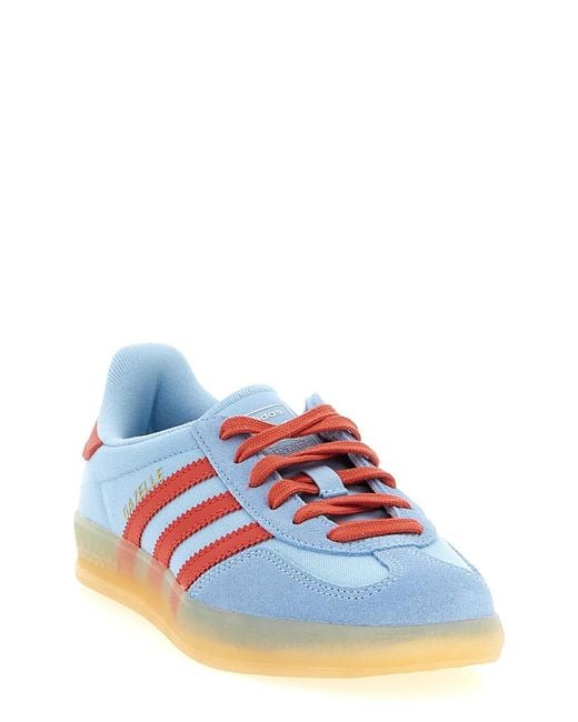 Adidas Originals White 'Gazelle Indoor' Sneakers for men