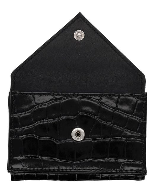 Vivienne Westwood Black Portafoglio "Envelope"