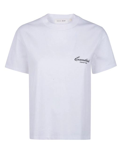 Fear Of God White Classic Short Sleeve Tee