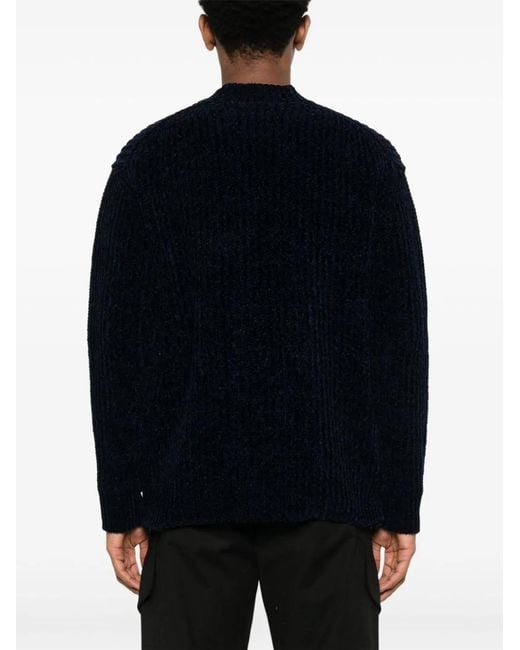 Junya Watanabe Blue Wool Blend Jumper for men