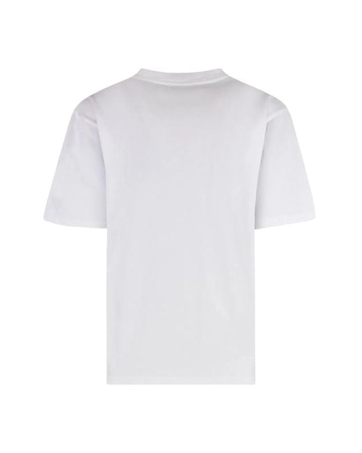 Autry White Logo Cotton T-Shirt