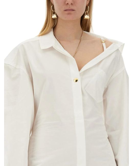 Jacquemus White Mini Dress