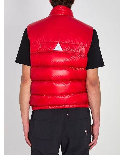 Moncler Red Grenoble: Uychi Packable Down Gilet for men