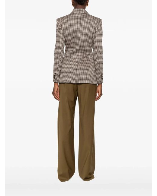 Max Mara Black Houndstooth Jersey Jacket