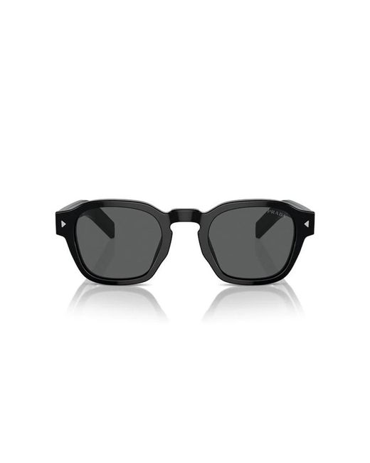 Prada Black Stylish Mini Print Sunglasses For for men