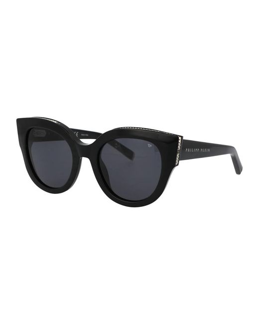 Philipp Plein Black Acetate Sunglasses