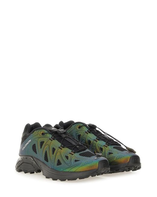 Salomon Green Textile Sneaker