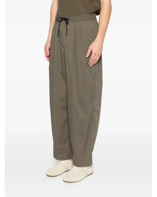PT Torino Gray Wide Trousers for men