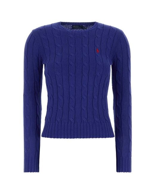 Polo Ralph Lauren Blue Julianna-Long Sleeve-Pullover