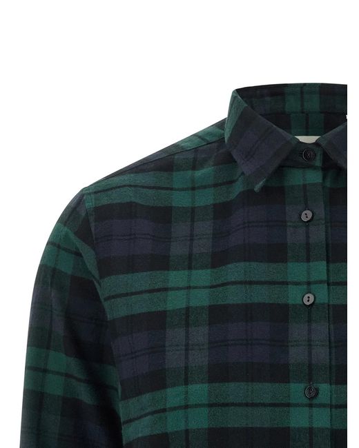 Xacus Blue 'Marta' Flannel Shirt