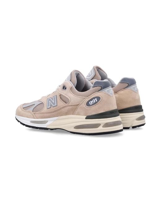 New Balance White Rubber Sneakers for men