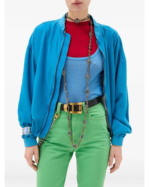 Versace Blue Blouson