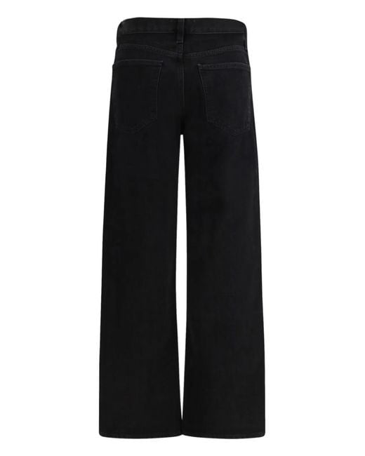 Agolde Black Cotton Jeans