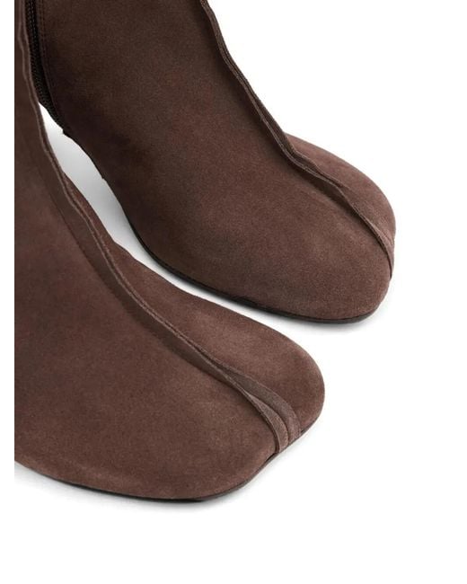 MM6 by Maison Margiela Brown Ankle Boot