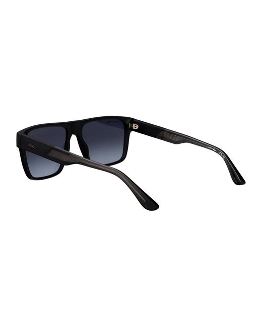Lacoste Blue Matte Injected Sunglasses for men