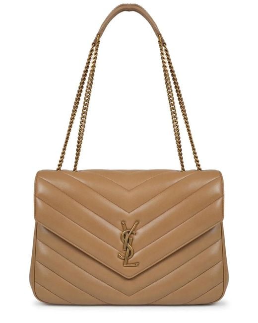 Saint Laurent Brown Borsa "Loulou" Large