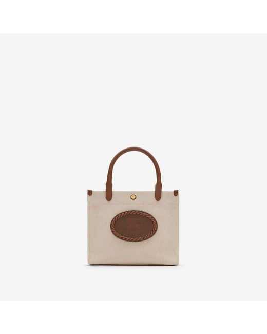 Burberry Natural Ll Mn Canvas Tote Ll6