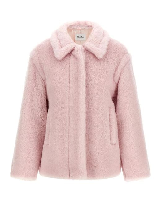 Max Mara Pink 'Mxmfuggito' Coat