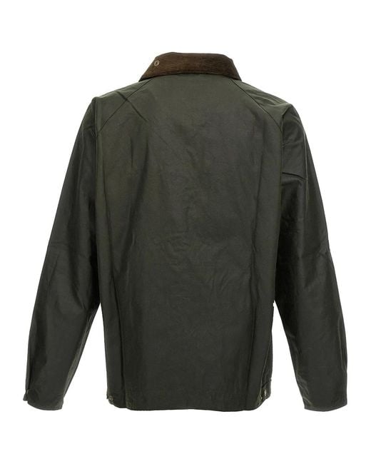 Barbour Green 'Short Bedale' Jacket for men