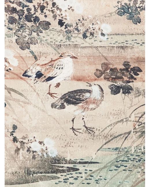 Pierre Louis Mascia Natural Printed Silk Scarf