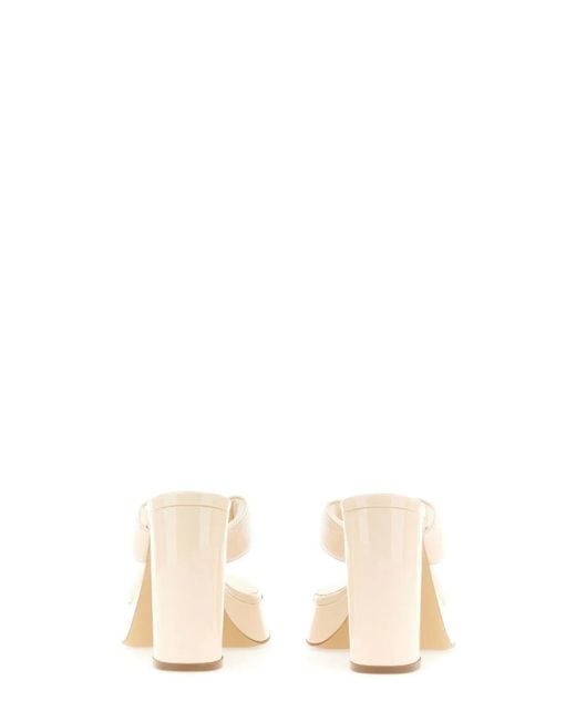 Gia Borghini Natural Patent Sandal