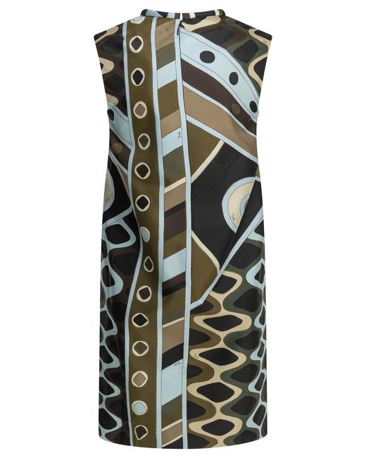 Emilio Pucci Black "Vivara" A-Line Dress