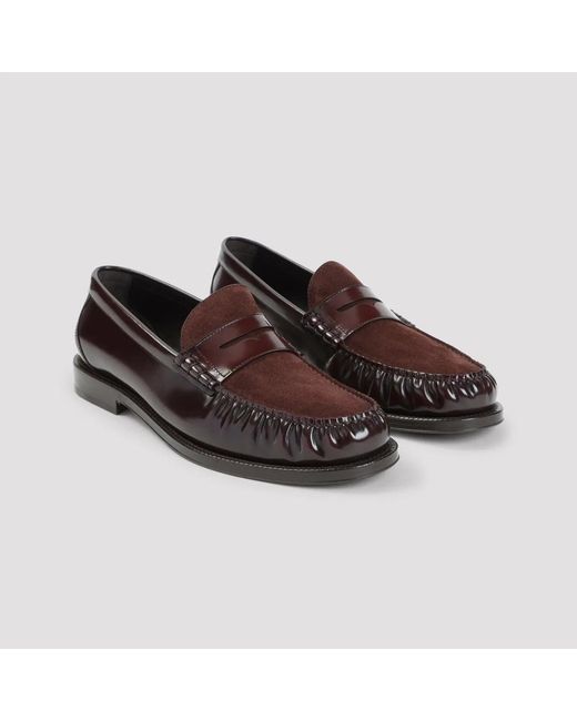 Brunello Cucinelli Brown Burgundy Tuya Loafer for men