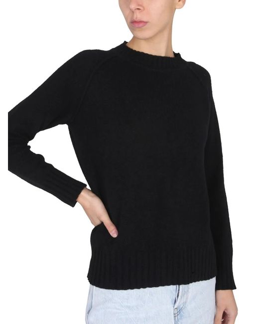 Stefano Mortari Black Wool Jersey