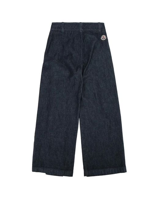 Moncler Blue Jr Trousers