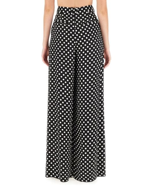 Saint Laurent Black Wide Pants